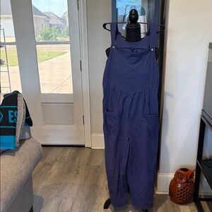 Women's Emery Rose Navy Overalls Jumpsuit